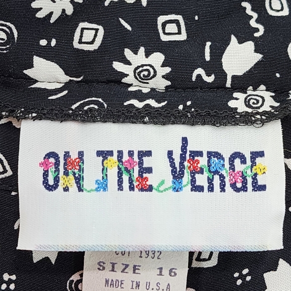 On The Verge Women's Vintage Plus Button Front A-line Maxi Skirt - 16 - Picture 9 of 10